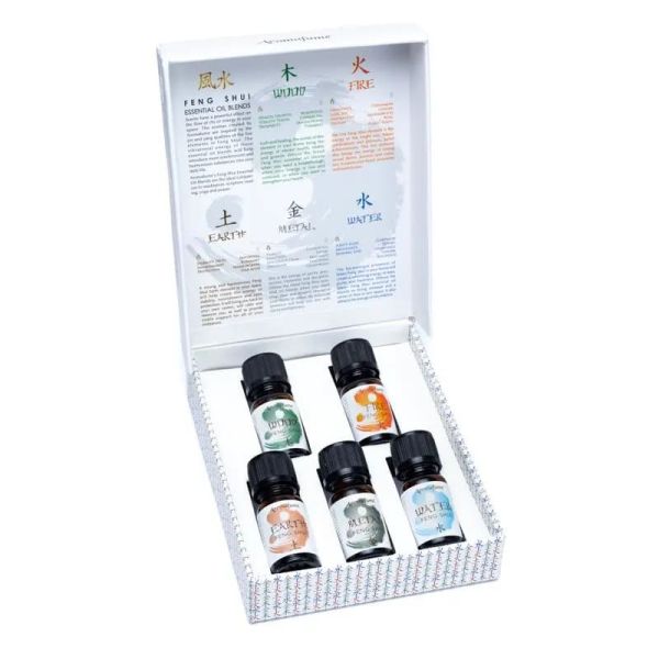 Feng Shui 5er Set ätherische Ölmischung Aromafume