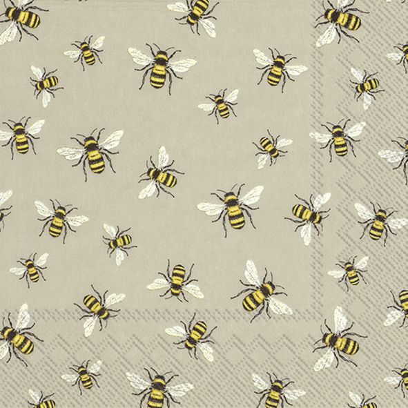 Lunch-Servietten "Lovely bees" linen