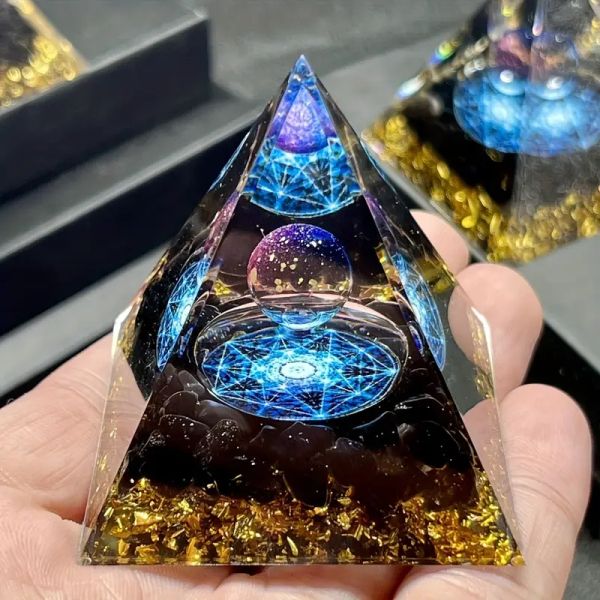 Orgonit Pyramide Obsidian