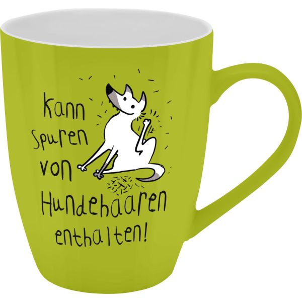 Böser Becher "Kann Spuren von Hunderhaaren enthalten"
