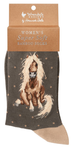 Wrendale Damen-Socken Pferd "Gloria", Gr. 37 - 42