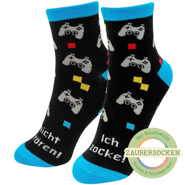 Zaubersocken "Nicht stören! Ich zocke!" Gr. 41-46