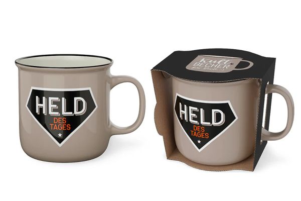 Kultbecher "Mann" Held des Tages, 250 ml