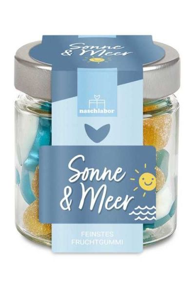 Fruchtgummis im Glas - Sonne und Meer, 120 g