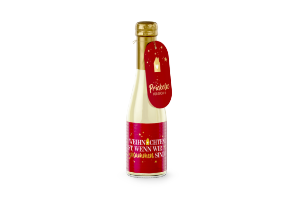 Sekt Prickeln für Dich Weihnachten "Haus". 0,2 l
