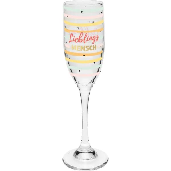 Sektglas " Lieblingsmensch "