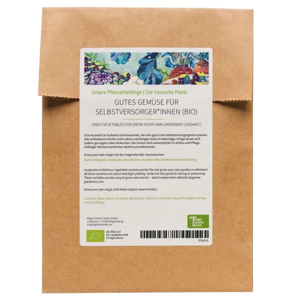 Gutes Gemüse für Selbstversorger*innen - Bio-Samenset