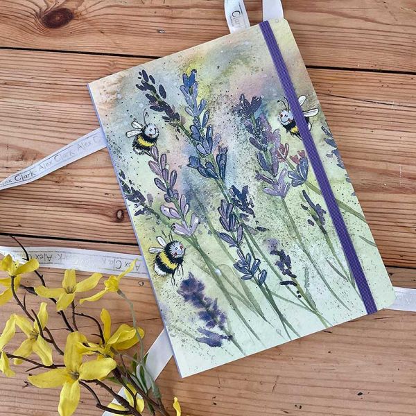 Notizbuch "Lavender Bees"