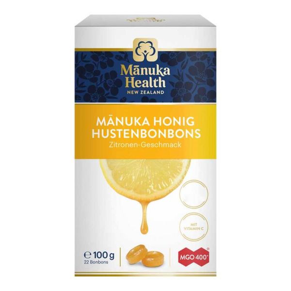 Manuka Honig Hustenbonbons Zitrone, 100 g