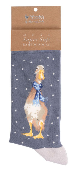Wrendale Herren-Socken "Christmas Scarves" Gr. 41-46