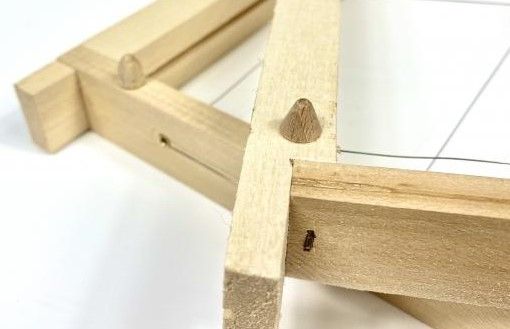 Abstandhalter Holz, 10 mm, 100 Stück