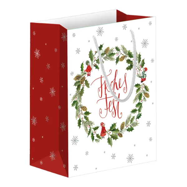 Geschenktüte " Weihnachtsengel " mittel
