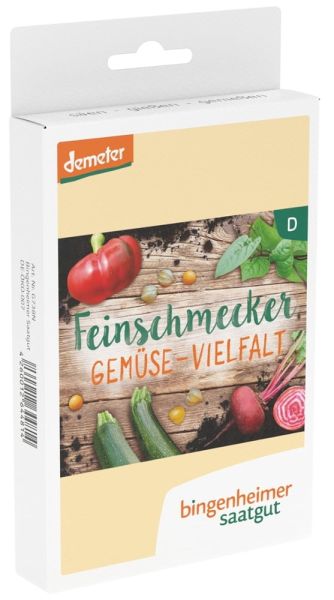 bingenheimer Saatgut Saatgutbox "Feinschmecker Gemüse-Vielfalt"