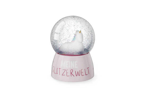 Glitzerkugel Einhorn - Meine Glitzerwelt