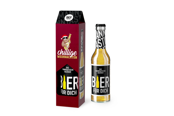 Bier für Dich Man X-mas " Chillige Weihnachten ", 0,33 l