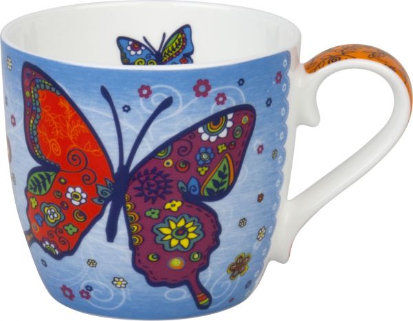 Tasse "Colourful Animals Butterfly - Blue"