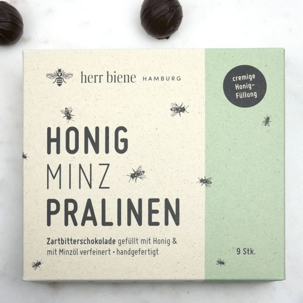 Honig-Minz-Pralinen, 9 Stück