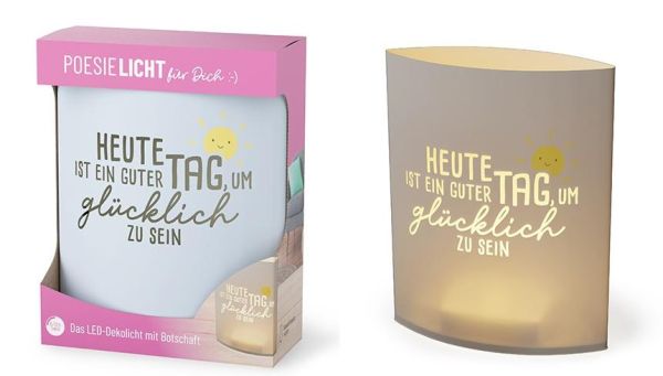 Poesielicht "Glücklich"