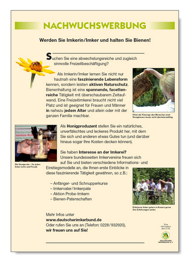 Poster Nachwuchswerbung DIB - einzeln