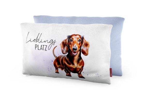 Kissen Für Dich "Dackel-Lieblingsplatz"