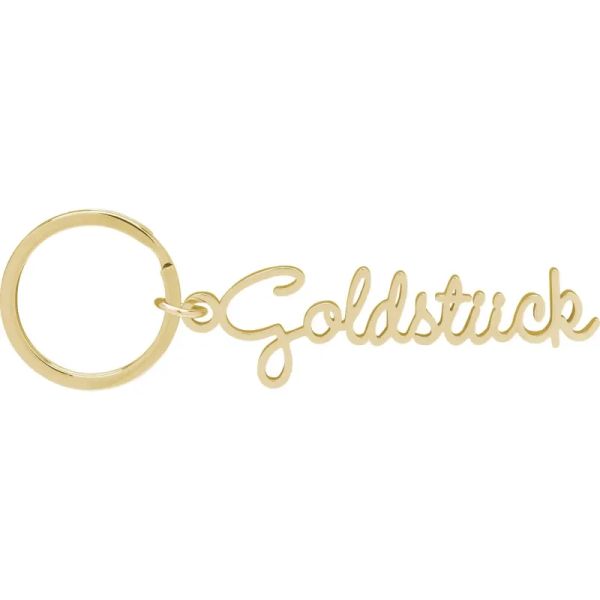 Schlüssel-Worte / Schlüsselanhänger "Goldstück"
