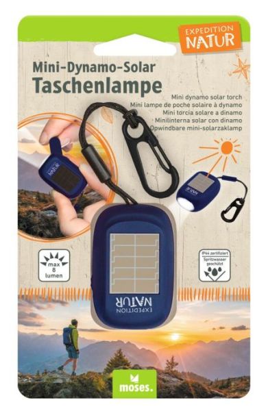 Expedition Natur Mini-Dynamo-Solar-Taschenlampe