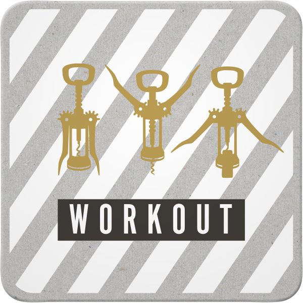 Untersetzer " Workout "