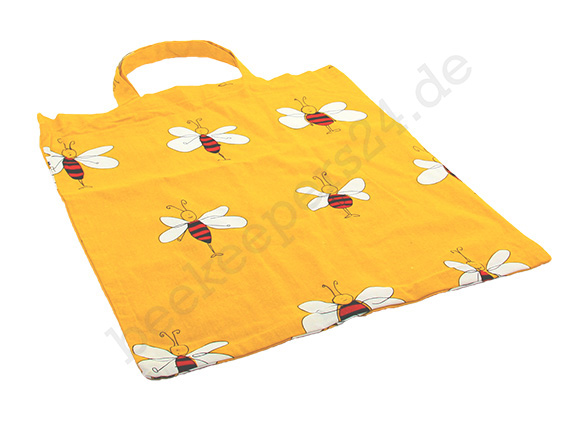 Kordelzug-Beutel Mit Bienen-Print – Stoffsack Für Bastelbedarf, Nähzeug & Aufbewahrung