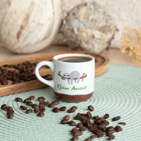 Espressotasse "Kleine Auzeit!"