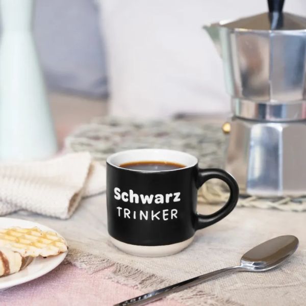 Espressotasse "Schwarztrinker!"