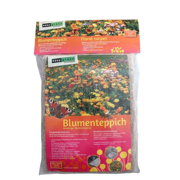 Saatgut-Vlies "Blumenteppich" - 1,2m² - Blühmischung