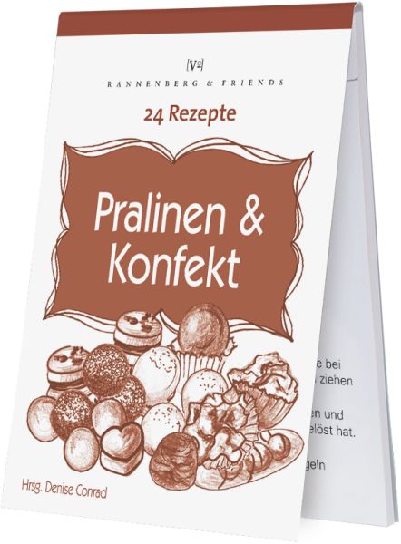 Rezept-Blöckchen "24 Rezepte - Pralinen und Konfekt"