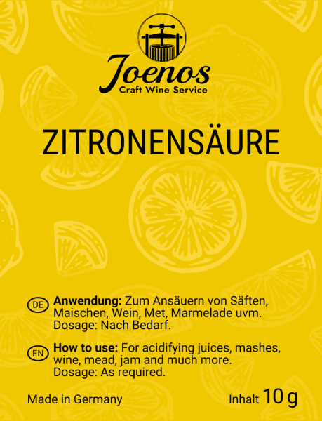 Zitronensäure, 10 g