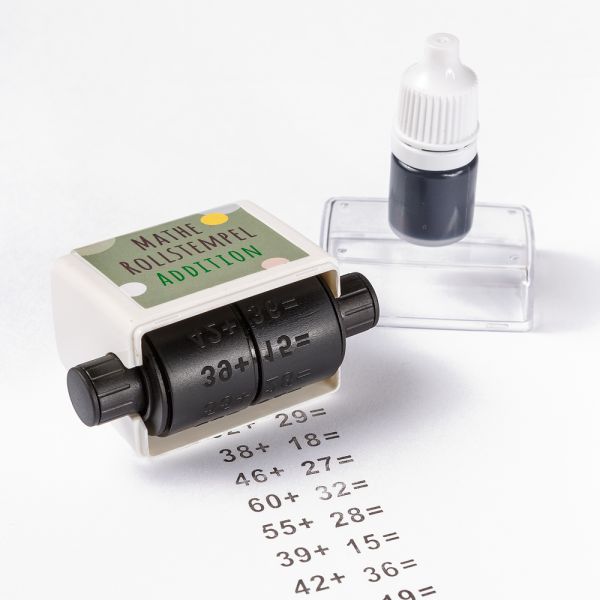 Mathe Rollstempel Addition