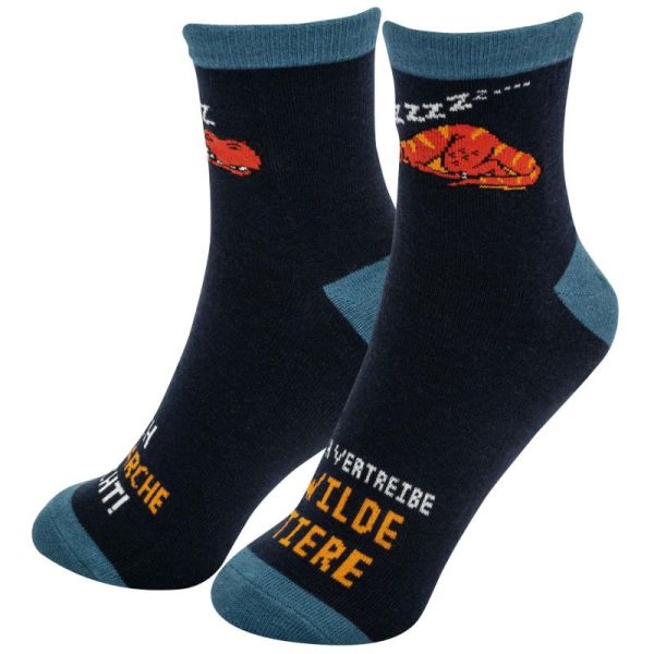 Zaubersocken Herrlich Böse »Ich schnarche nicht, ich vertreibe wilde Tiere« Gr. 41-46