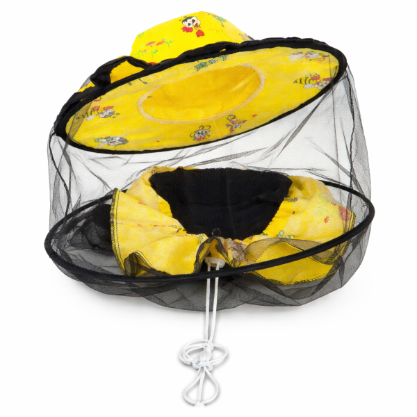 Kinderschleier gelb mit Bienenmotiv