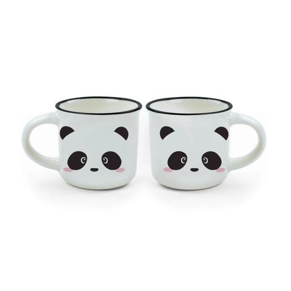 Legami Espresso-Tassen Panda, 2 Stück