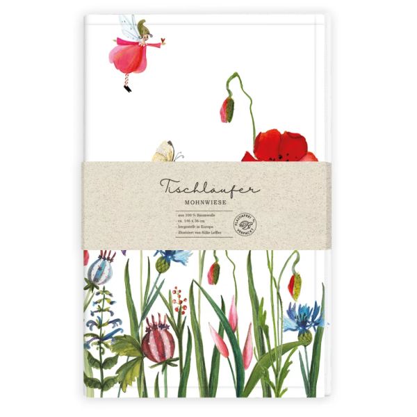 Tischläufer Mohnwiese