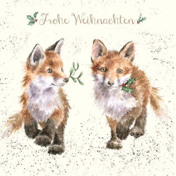 Klappkarte Weihnachten "Glad Tidings We Bring"