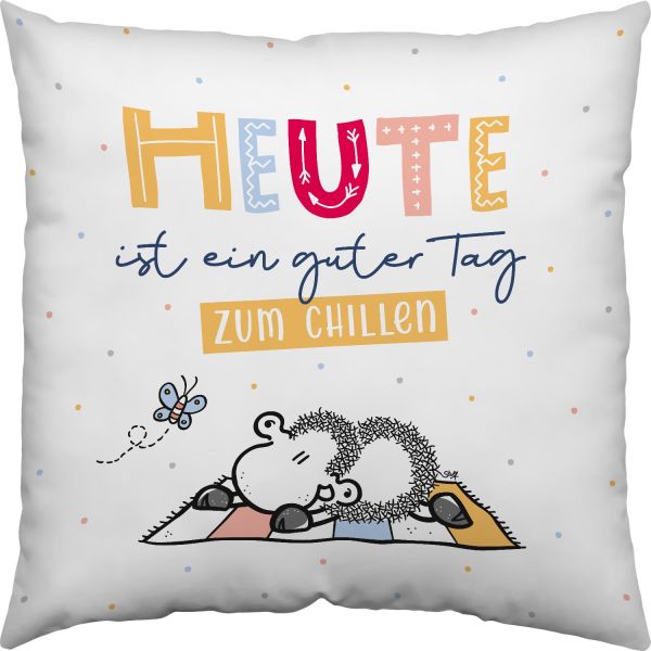 Schmusekissen "Heute ist ein guter Tag zum Chillen"