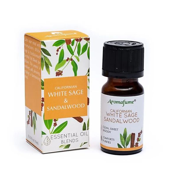 Ätherische Ölmischung weißer Salbei & Sandelholz Aromafume, 10 ml