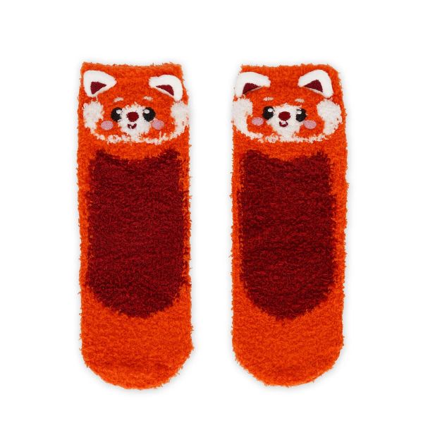 Legami Anti-Rutsch Socken - Roter Panda, Gr. 26-34