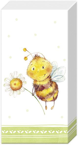 Taschentücher "Sunny bee", 10 Stück