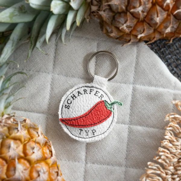 Schlüsselanhänger aus Ananas-Fasern » Scharfer Typ «