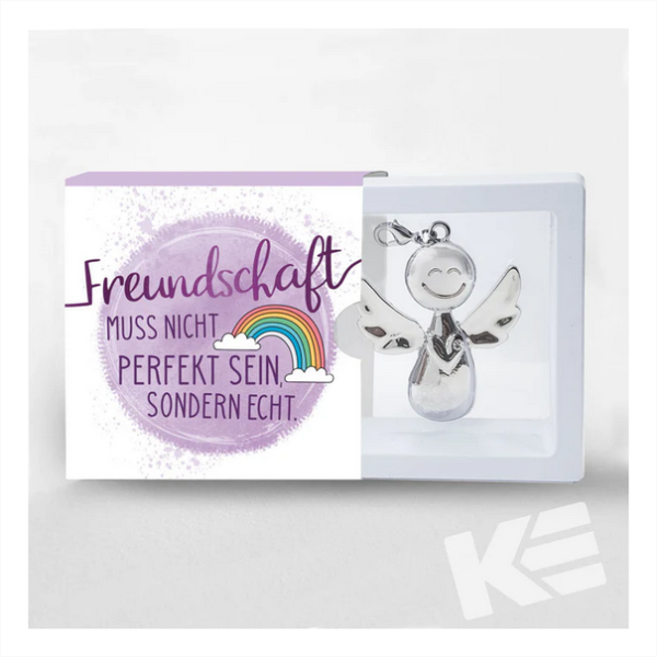 Anhänger ( ein kleiner Aufpasser ) - Freundschaft muss nicht perfekt sein, sondern echt.