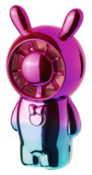 USB-Ventilator Metallic-Bunny - pink