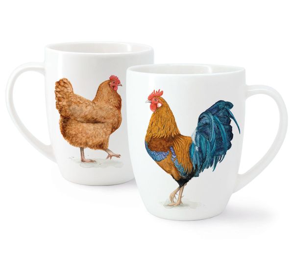 MALUU Tasse Chicken & Rooster