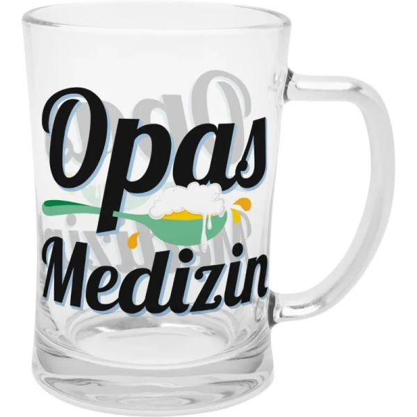 Bierglas " Opa´s Medizin "