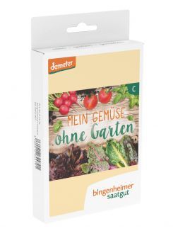 bingenheimer Saatgut Saatgutbox "Mein Gemüse ohne Garten"