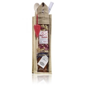 Geschenk-Set Nudelzauber Flora - Sauce Arrabiata